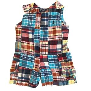 POLO by Ralph Lauren One Piece Shorts Romper Size 9 Months